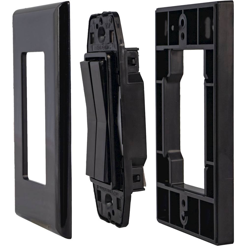 Alt View 12. RunLessWire - Click For Philips Hue - Light Switch - Black.