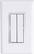 Front. RunLessWire - Click For Philips Hue - Light Switch - White.