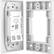 Alt View 17. RunLessWire - Click For Philips Hue - Light Switch - White.