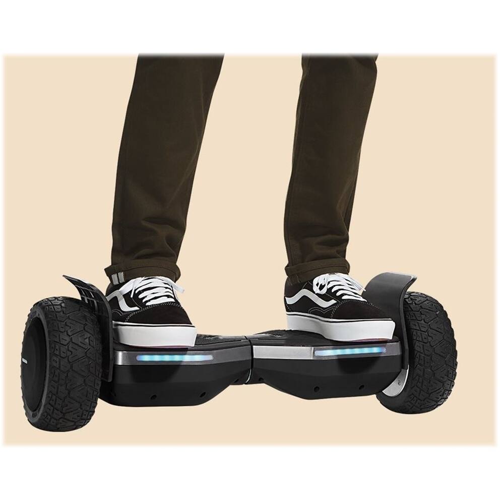 Left View: GoTrax - SRX Self-Balancing Scooter - Black