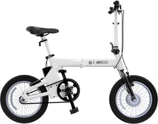 GoTrax - Shift S1 Foldable Ebike w/ 15 mile Max Operating Range and 20 MPH Max Speed - White - Front_Zoom
