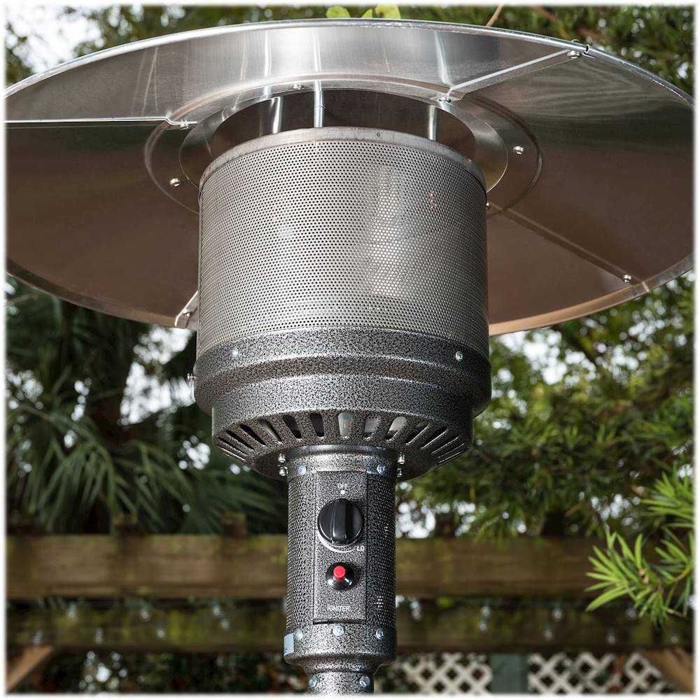 Fire Sense Patio Heater Hammered Platinum 62555 Best Buy