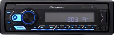 Pioneer - In-dash Bluetooth® Audio Digital Media (ADM) Receiver - Black - Front_Zoom
