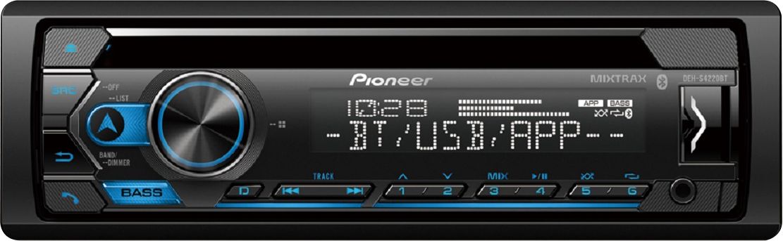 Bluetooth CD Receiver with Alexa Built-in when Paired with Pioneer Smart  Sync app Black DEH-S4220BT - Best Buy