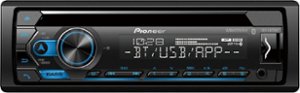 In-dash - Amazon Alexa, Pioneer Smart Sync App, Bluetooth®,  Android™, iPhone® - Audio CD Receiver - Black - Front_Zoom