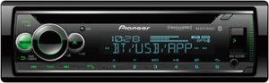 Bluetooth® CD Receiver with Alexa Built-in when Paired with Pioneer Smart Sync app - Black - Front_Zoom