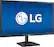 Alt View 1. LG - 24" IPS LED FHD 75Hz FreeSync Monitor (HDMI, VGA) - Black.