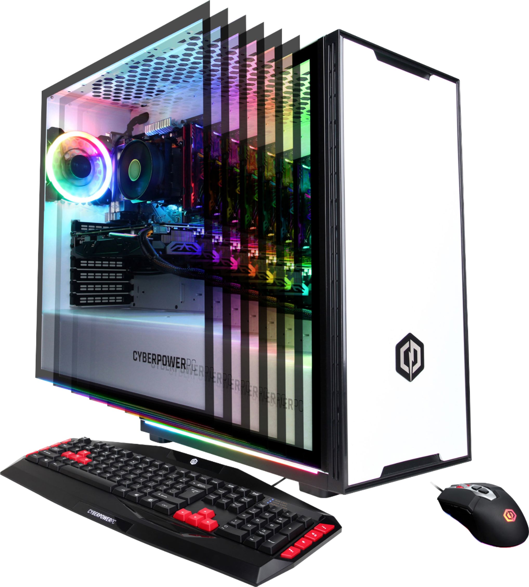 CyberPowerPC Gaming Desktop AMD Ryzen 7 3700X  - Best Buy