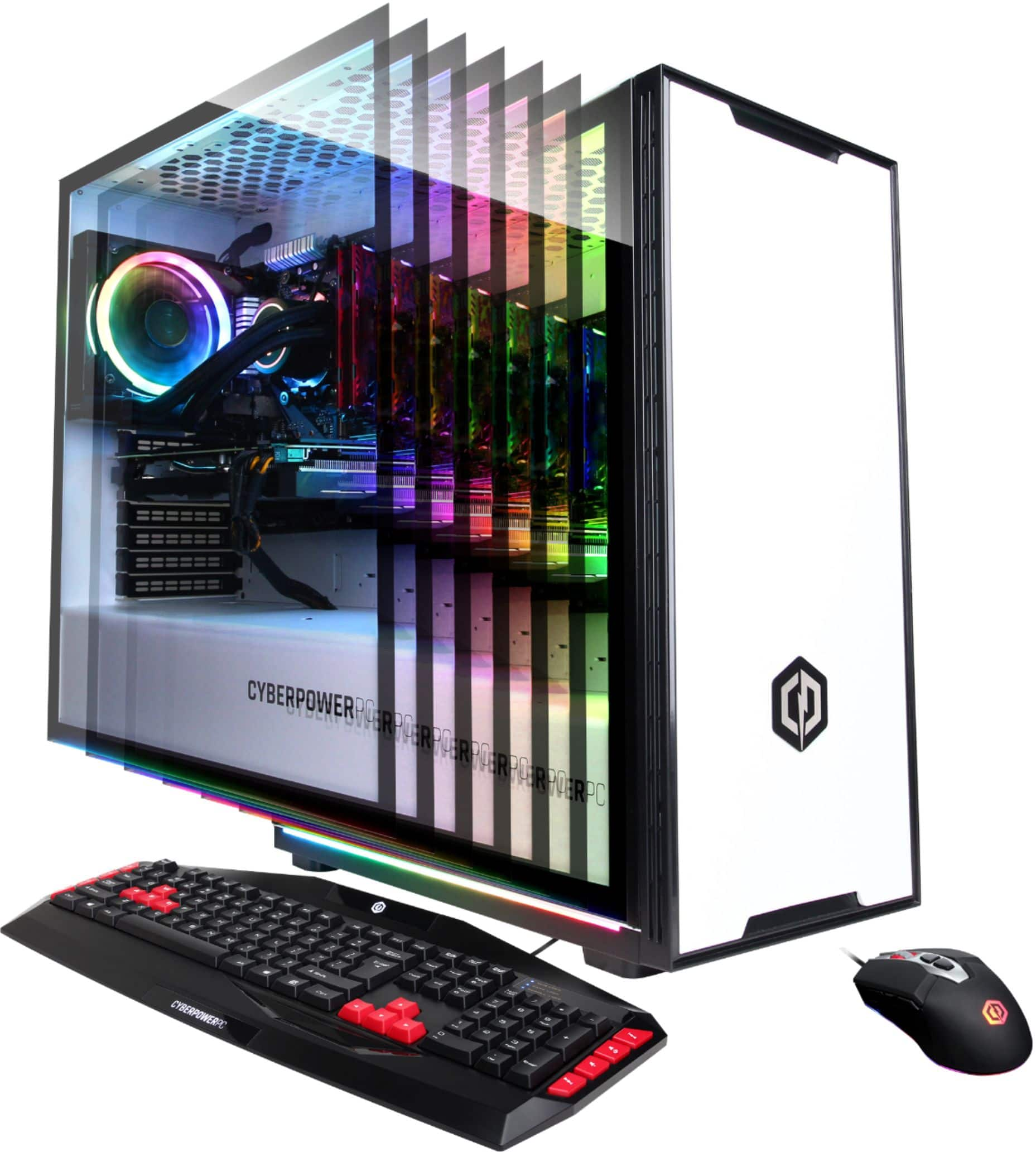 CyberPowerPC Gaming Desktop AMD Ryzen 7 - Best Buy