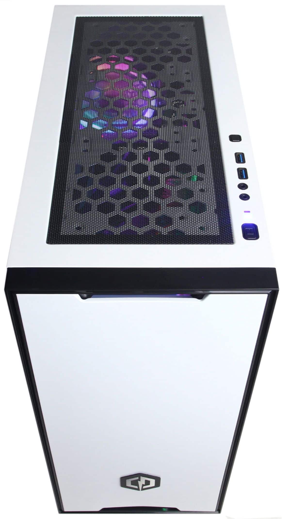 Alt View 12. CyberPowerPC - Gaming Desktop - AMD Ryzen 7 3700X - 16GB - GeForce RTX 2070 SUPER - 2TB HDD + 240GB SSD - White.