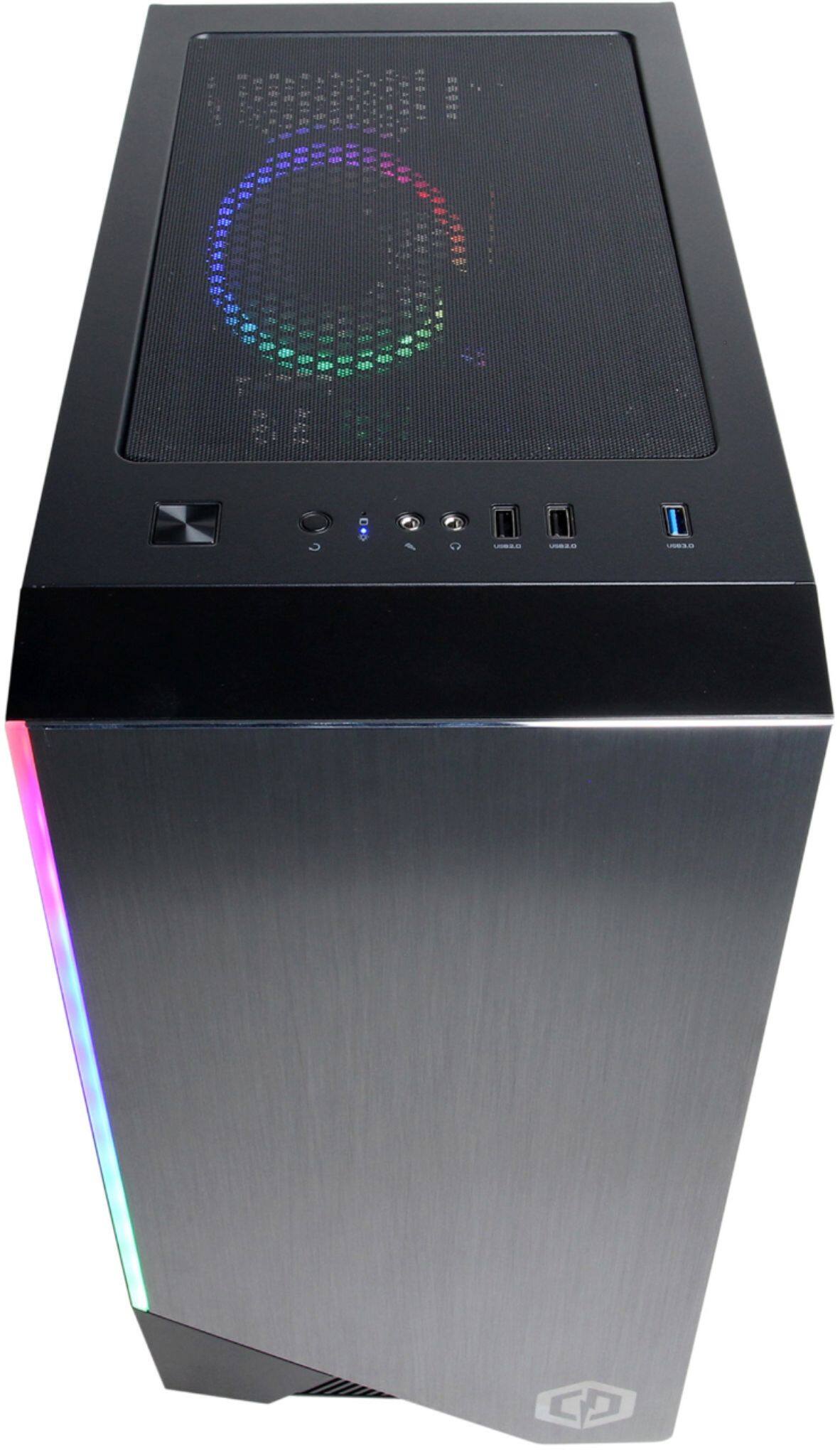 Alt View 12. CyberPowerPC - Gaming Desktop - AMD Ryzen 7 3700X - 16GB Memory - AMD Radeon RX 5700 - 2TB HDD + 240GB SSD - Black.