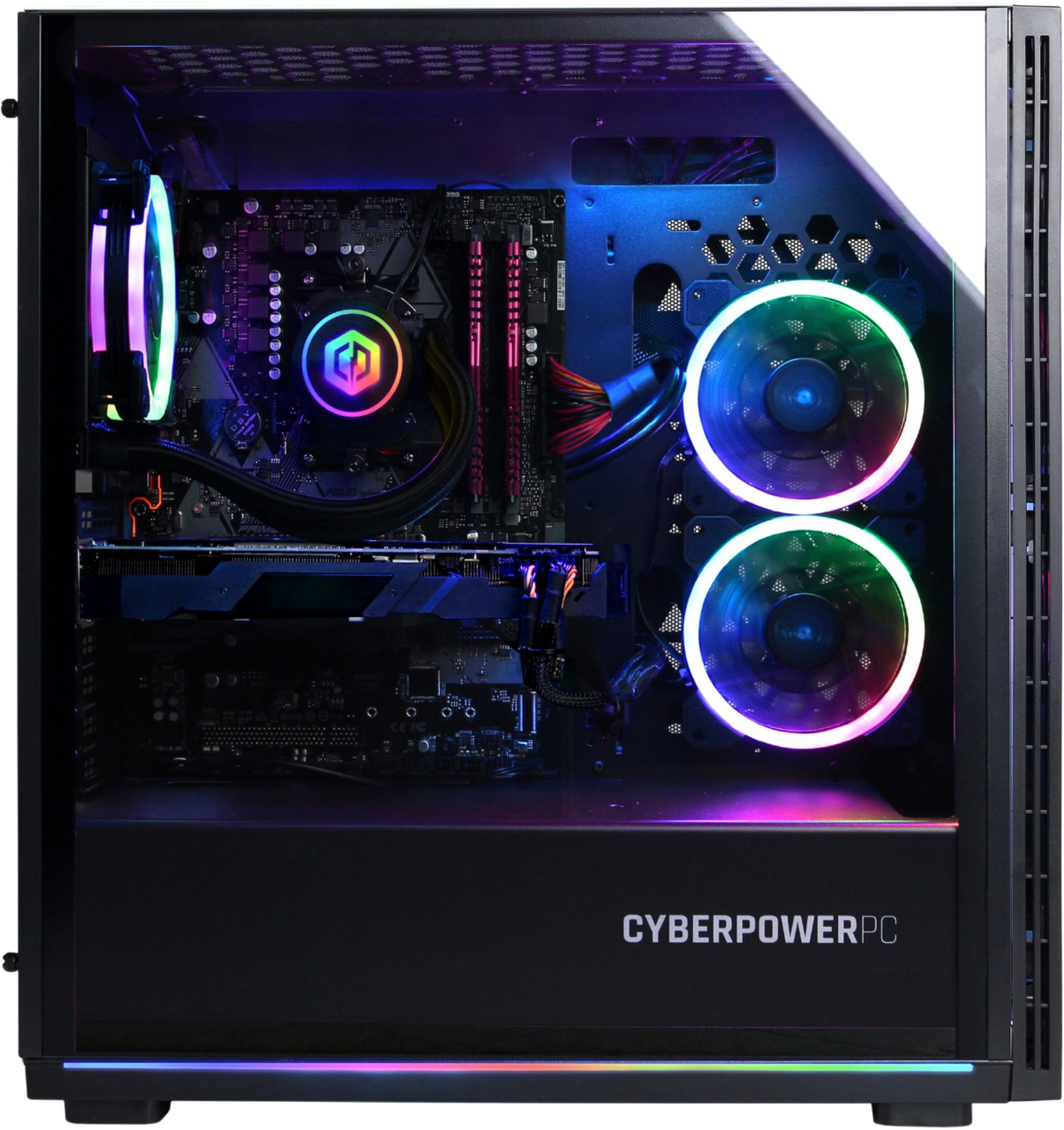 Buy: CyberPowerPC Gaming Desktop Intel Core i9-9900K 16GB Memory NVIDIA GeForce RTX 2080 Super 1TB SSD Black SLC7400BST