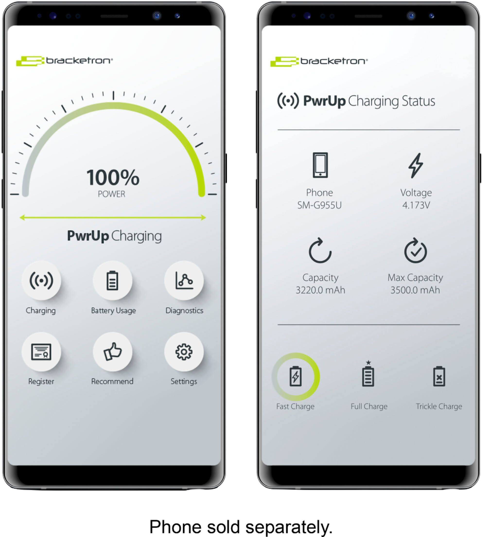 Best Buy Bracketron PwrUp Qi Gravity 10W Fast Wireless Charging Mount