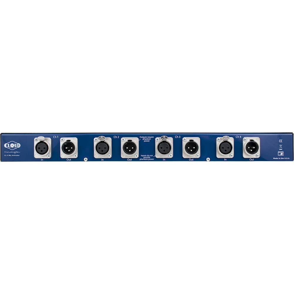 Back. Cloud Microphones - Cloudlifter 4.0-Ch. Microphone Amplifier - Blue/White.
