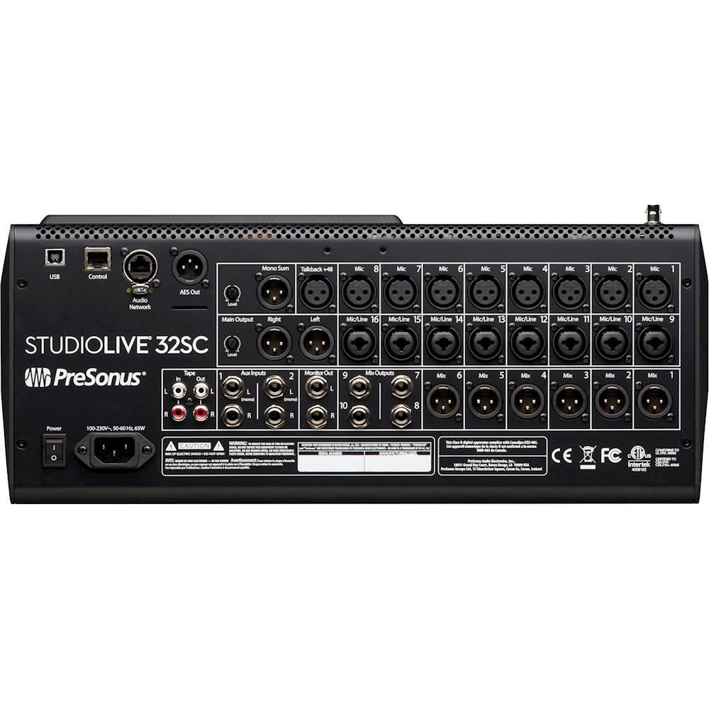 Alt View 11. PreSonus - StudioLive 32SC Series III 32-Channel Digital Mixer - Black/Gray.