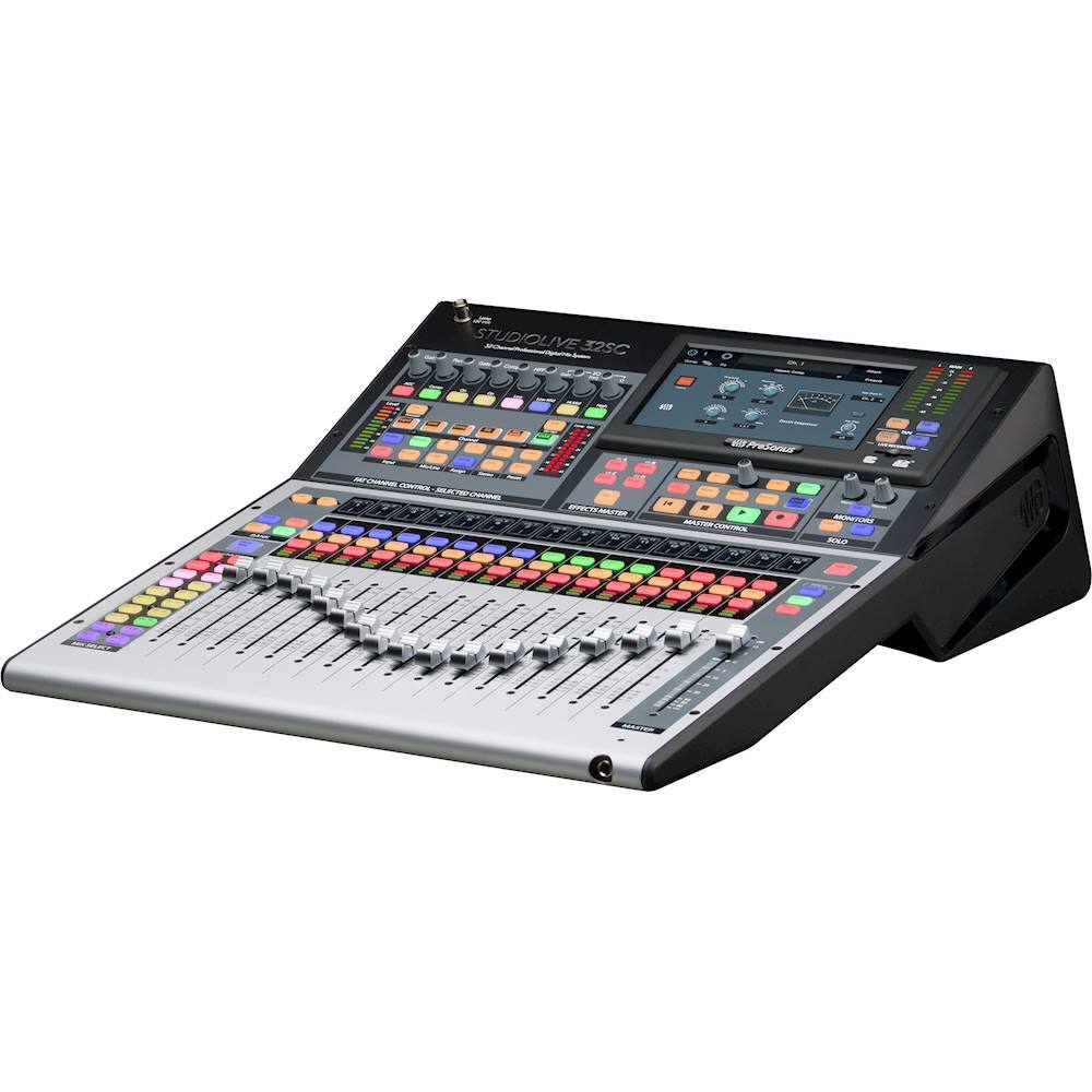 Left. PreSonus - StudioLive 32SC Series III 32-Channel Digital Mixer - Black/Gray.
