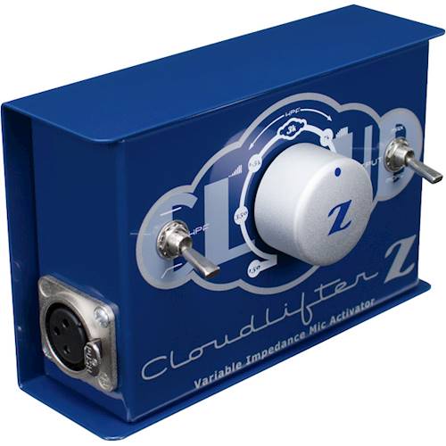 Angle View: Cloud Microphones - Cloudlifter 1.0-Ch. Amplifier - Blue/White