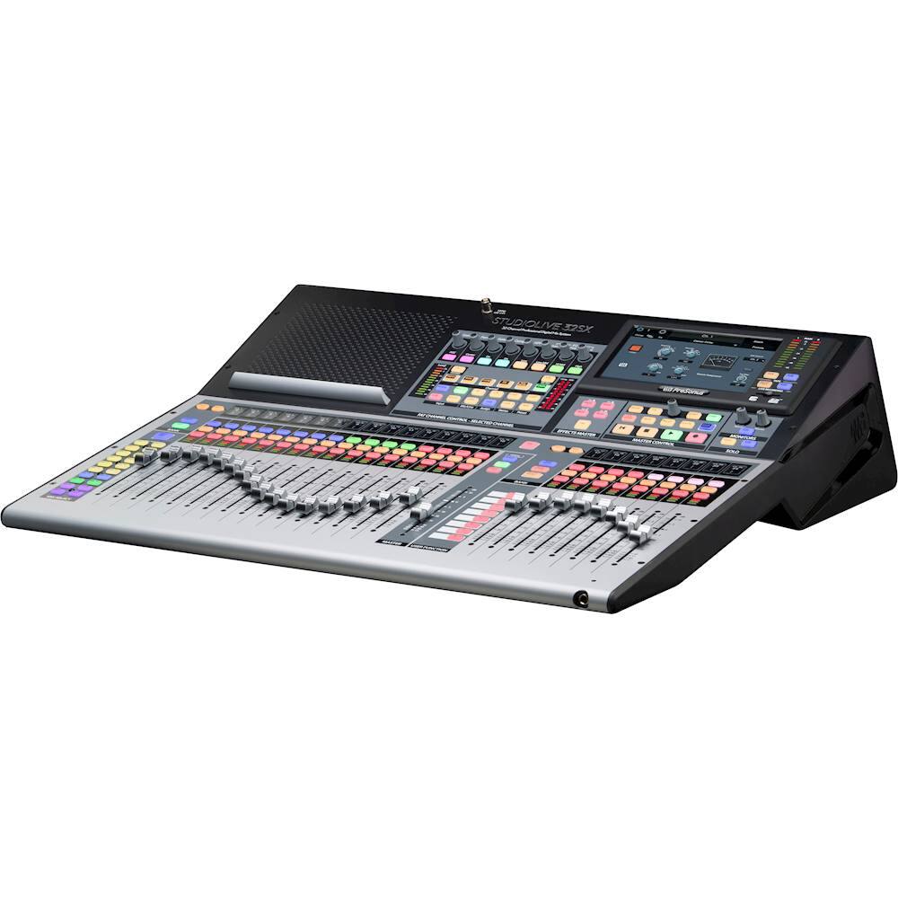 Left View: PreSonus - StudioLive 32SX Series III 32-Channel Digital Mixer - Black/Gray