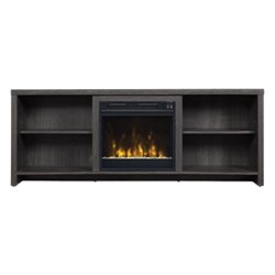 ClassicFlame - TV Stand for Most TVs Up to 65" - Black Walnut - Front_Zoom