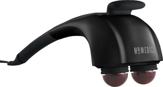 Angle Zoom. HoMedics - Twin Percussion Pro Massager with Heat - Black.