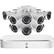 Front. Lorex - 8-Channel, 8-Camera Indoor/Outdoor Wired 5MP 2TB NVR IP Security System - White.
