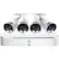 Front. Lorex - 8-Channel, 4-Camera Indoor/Outdoor Wired 4K UHD 3TB NVR Surveillance System - White.
