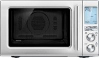 Breville - the Combi Wave™ 3 in 1 1.1 Cu. Ft. Convection Microwave - Brushed Stainless Steel - Front_Zoom