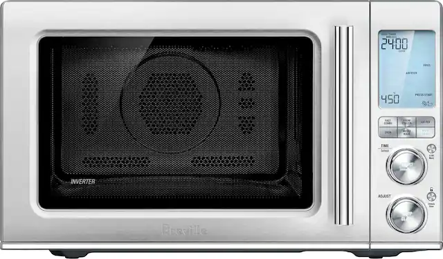 Front. Breville - the Combi Wave 3 in 1 1.1 Cu. Ft. Convection Microwave - Brushed Stainless Steel.