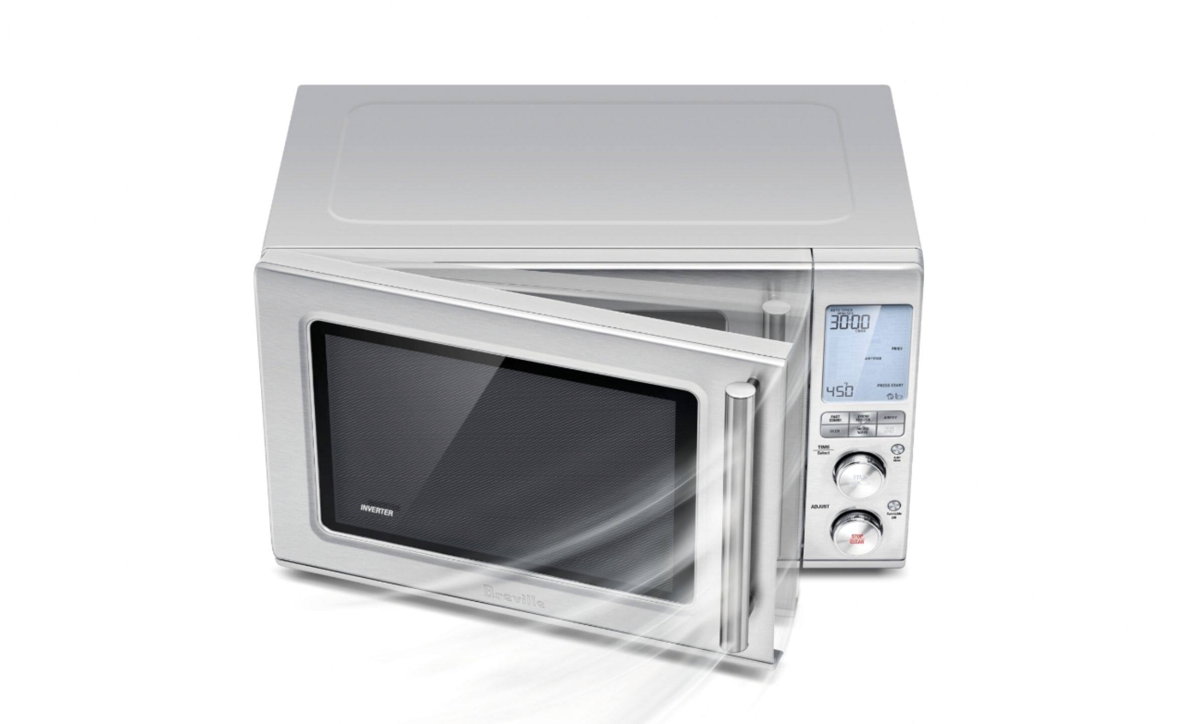 Alt View 12. Breville - the Combi Wave 3 in 1 1.1 Cu. Ft. Convection Microwave - Brushed Stainless Steel.
