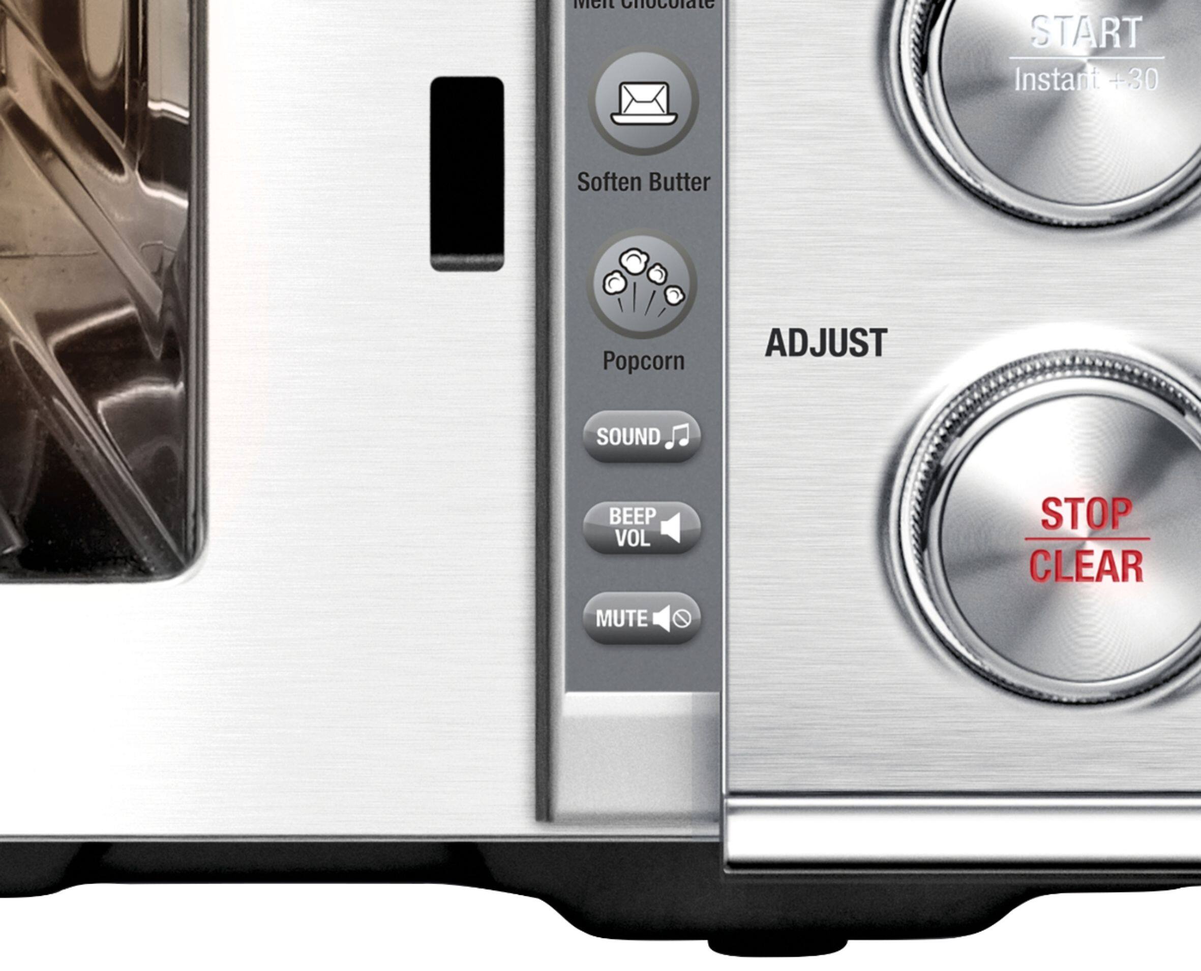 Alt View 29. Breville - the Combi Wave 3 in 1 1.1 Cu. Ft. Convection Microwave - Brushed Stainless Steel.