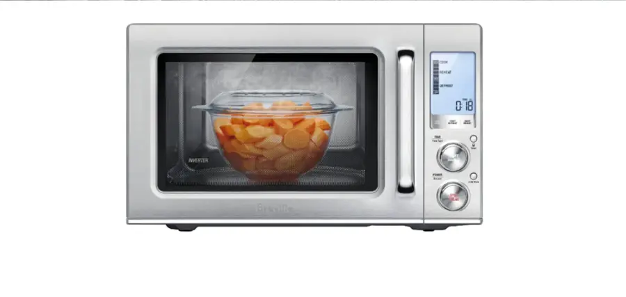 Alt View 16. Breville - the Smooth Wave 1.2 Cu. Ft. Microwave - Stainless Steel.