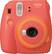 Front. Fujifilm - instax mini 9 Instant Film Camera - Living Coral/Papaya.