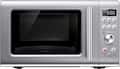 Breville - the Compact Wave Soft Close 0.9 Cu. Ft. Microwave - Silver