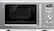 Front. Breville - the Compact Wave Soft Close 0.9 Cu. Ft. Microwave - Brushed Stainless Steel.