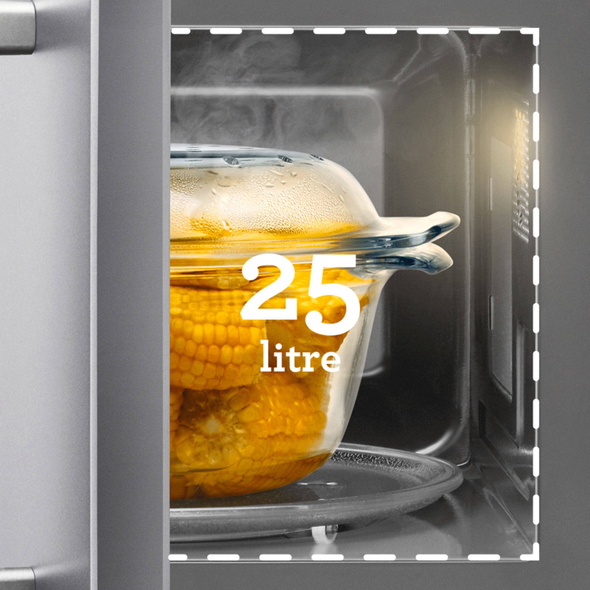 Alt View 16. Breville - the Compact Wave Soft Close 0.9 Cu. Ft. Microwave - Brushed Stainless Steel.