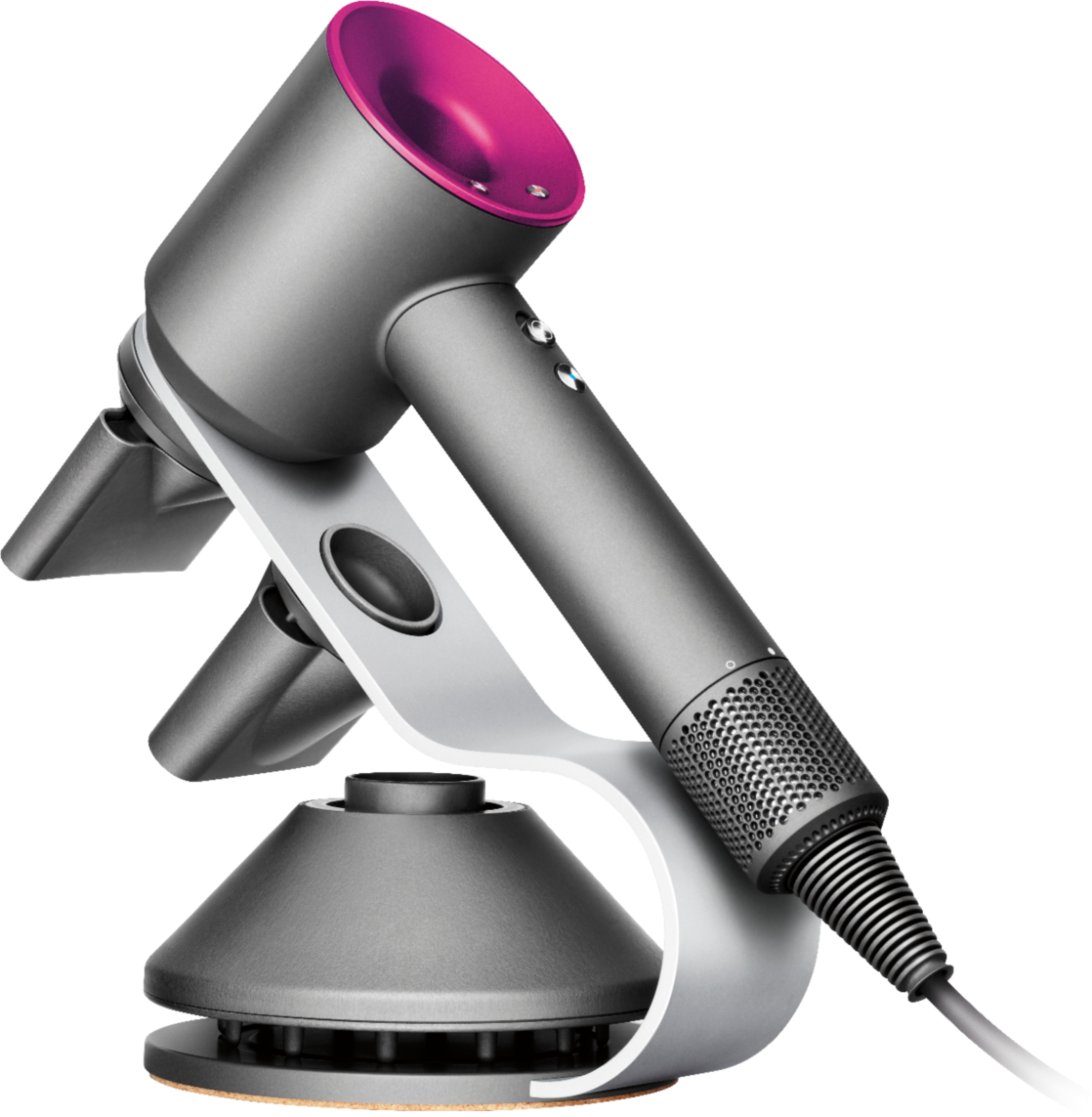 Best Buy: Dyson Supersonic Hair Dryer with Display Stand Fuchsia/Iron