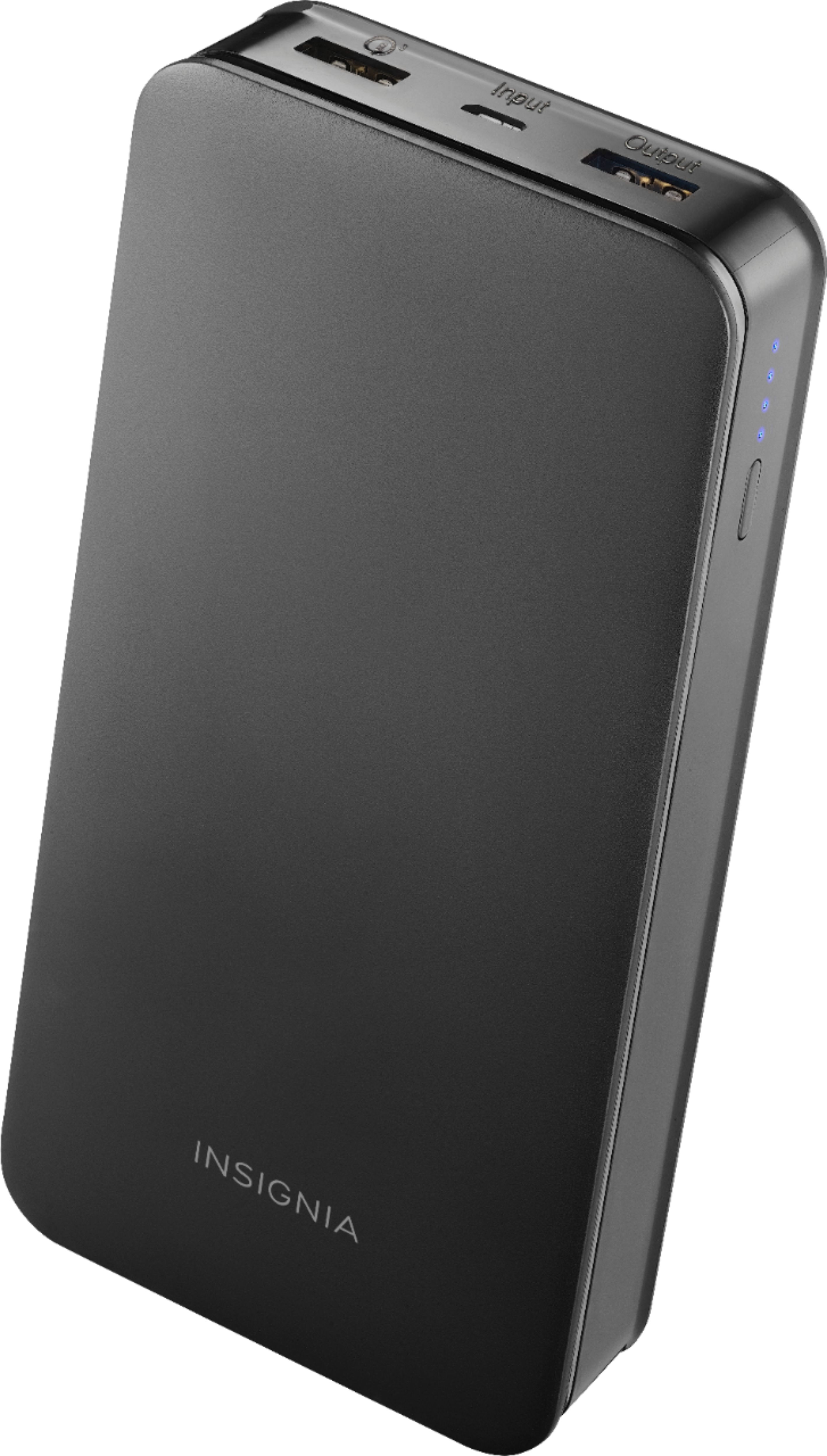 Insignia™ - 20,000 mAh Portable Charger for Most USB-Enabled Devices - Black