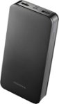 Front Zoom. Insignia™ - 20,000 mAh Portable Charger for Most USB-Enabled Devices - Black.