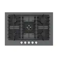 Bosch - Benchmark Series 30" Built-In Gas Cooktop with 5 burners - Gray - Front_Zoom