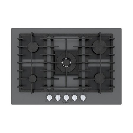 Bosch - Benchmark Series 30" Built-In Gas Cooktop with 5 burners - Gray