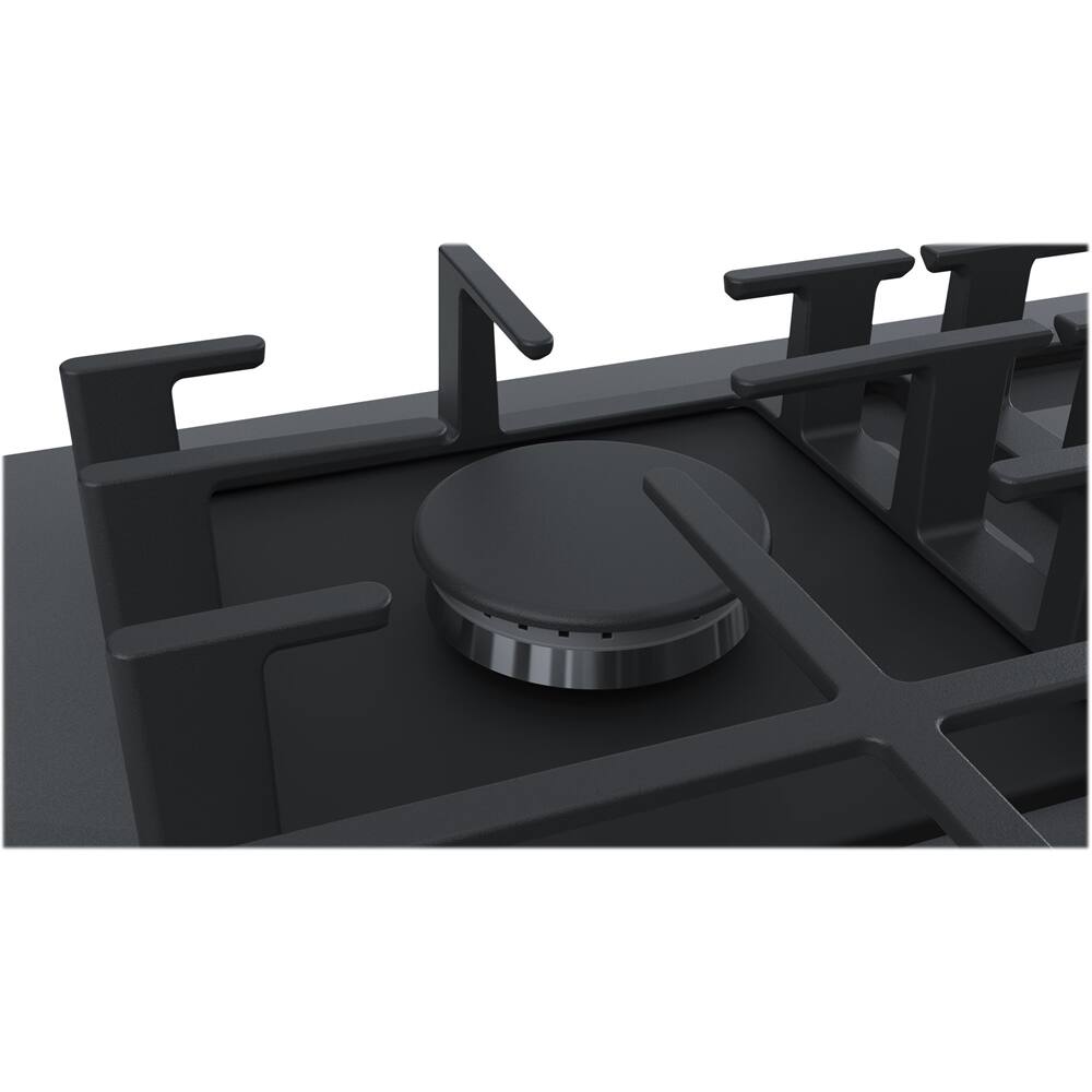 Alt View 14. Bosch - Benchmark Series 36" Built-In Gas Cooktop with 5 burners - Gray.