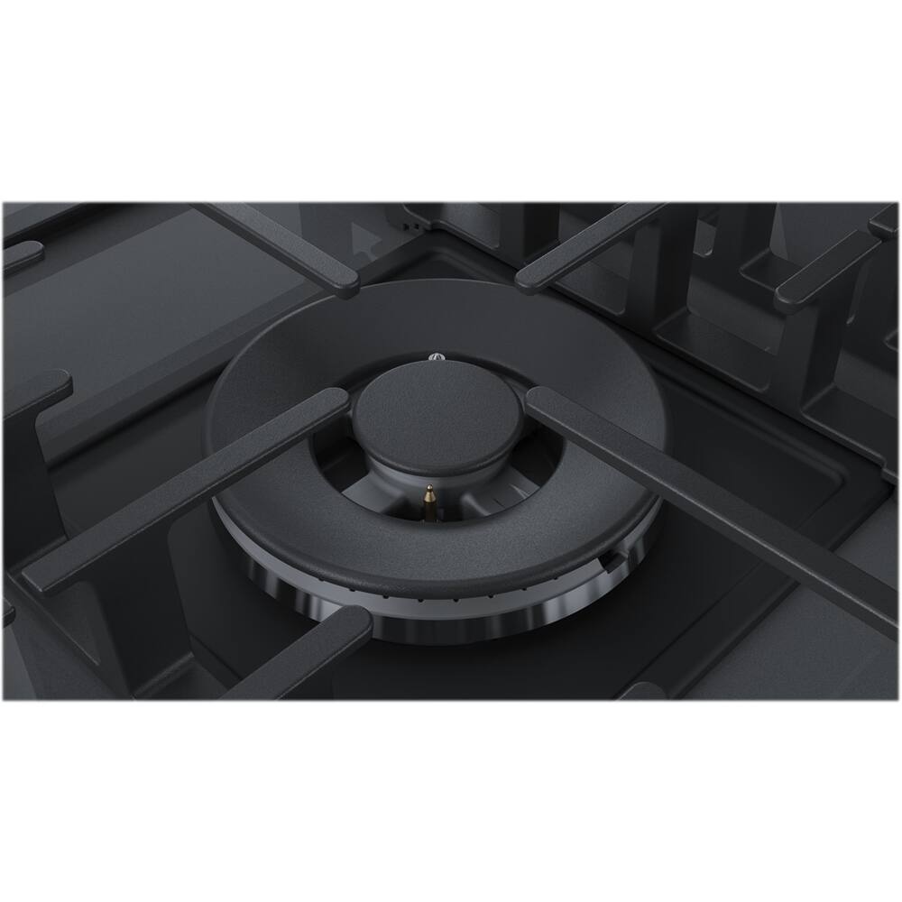 Alt View 15. Bosch - Benchmark Series 36" Built-In Gas Cooktop with 5 burners - Gray.