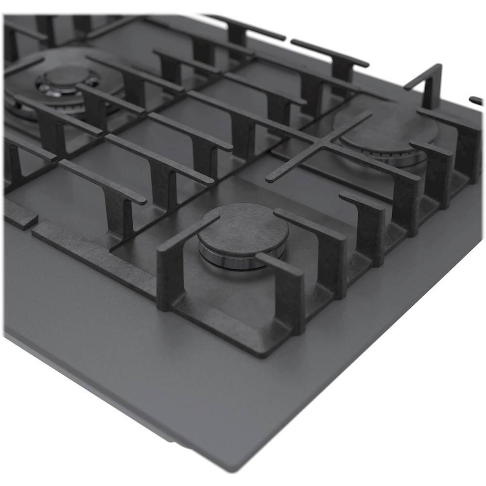 Alt View 16. Bosch - Benchmark Series 36" Built-In Gas Cooktop with 5 burners - Gray.
