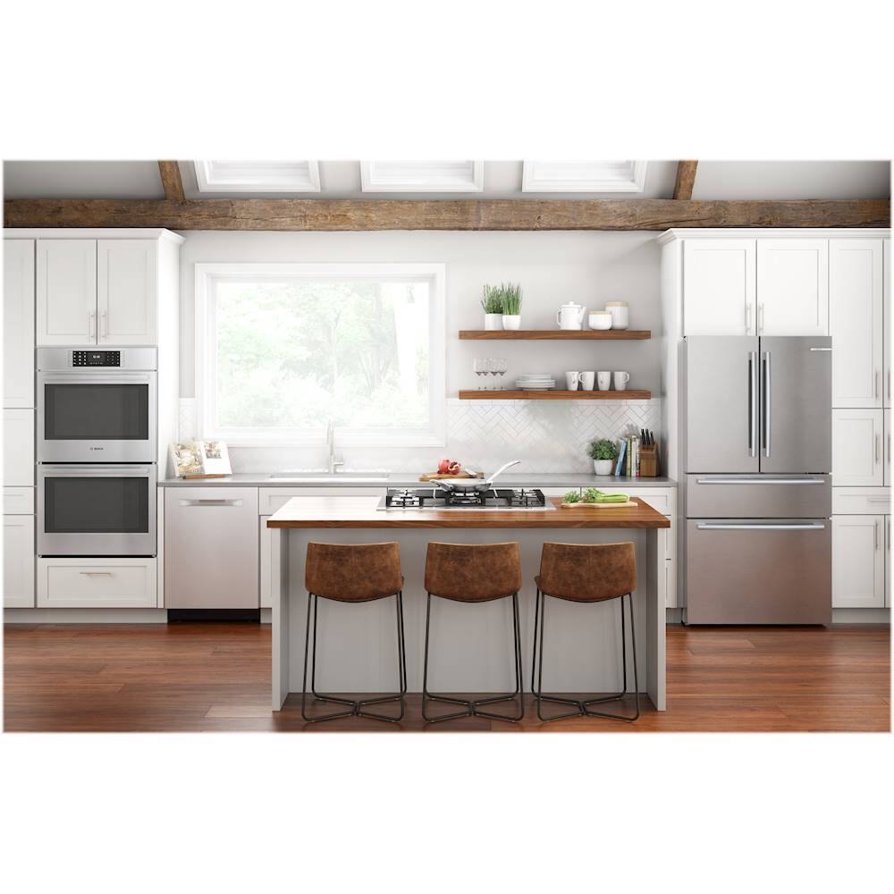 Alt View 28. Bosch - Benchmark Series 36" Built-In Gas Cooktop with 5 burners - Gray.