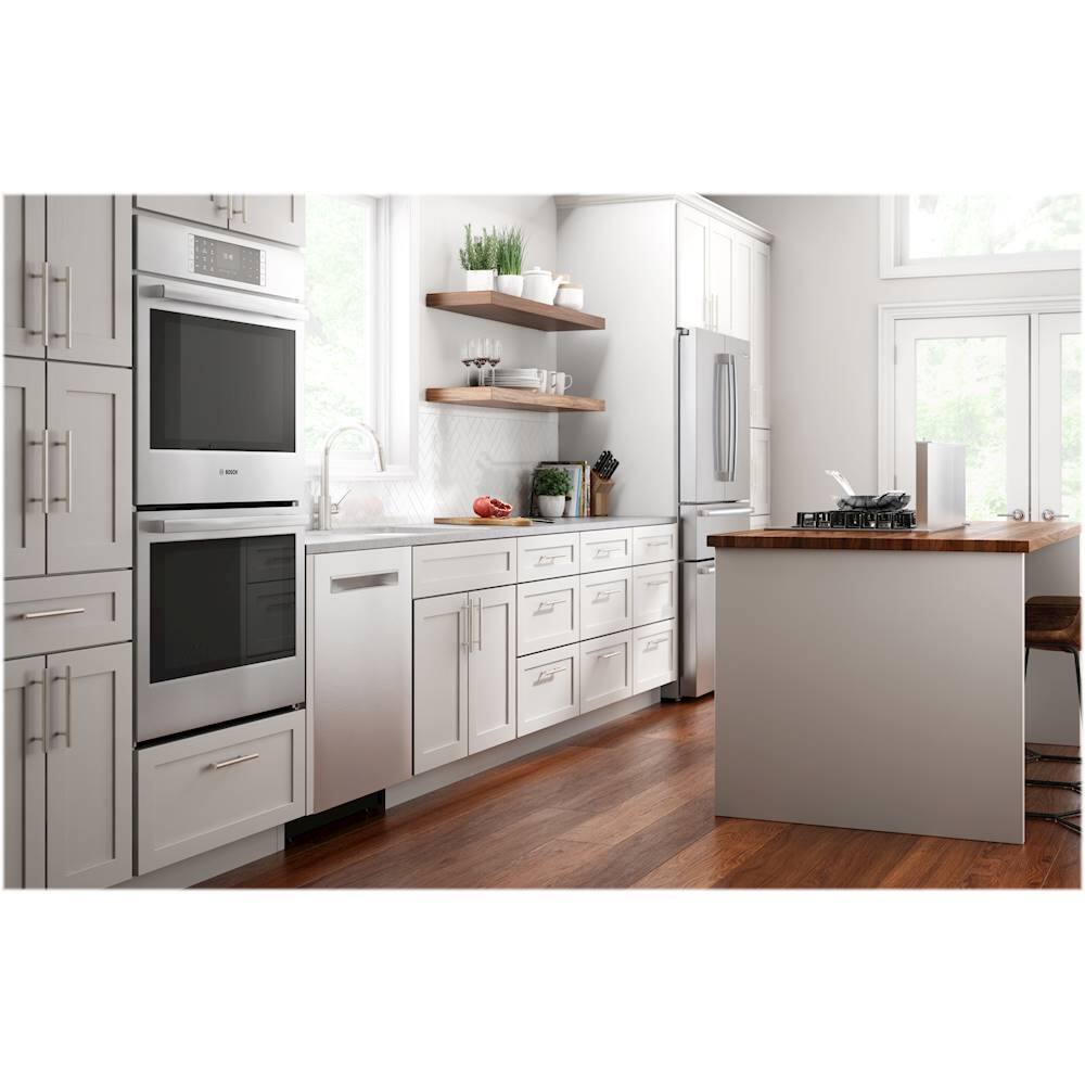 Alt View 29. Bosch - Benchmark Series 36" Built-In Gas Cooktop with 5 burners - Gray.