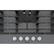 Alt View 18. Bosch - Benchmark Series 36" Built-In Gas Cooktop with 5 burners - Gray.