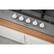 Alt View 23. Bosch - Benchmark Series 36" Built-In Gas Cooktop with 5 burners - Gray.