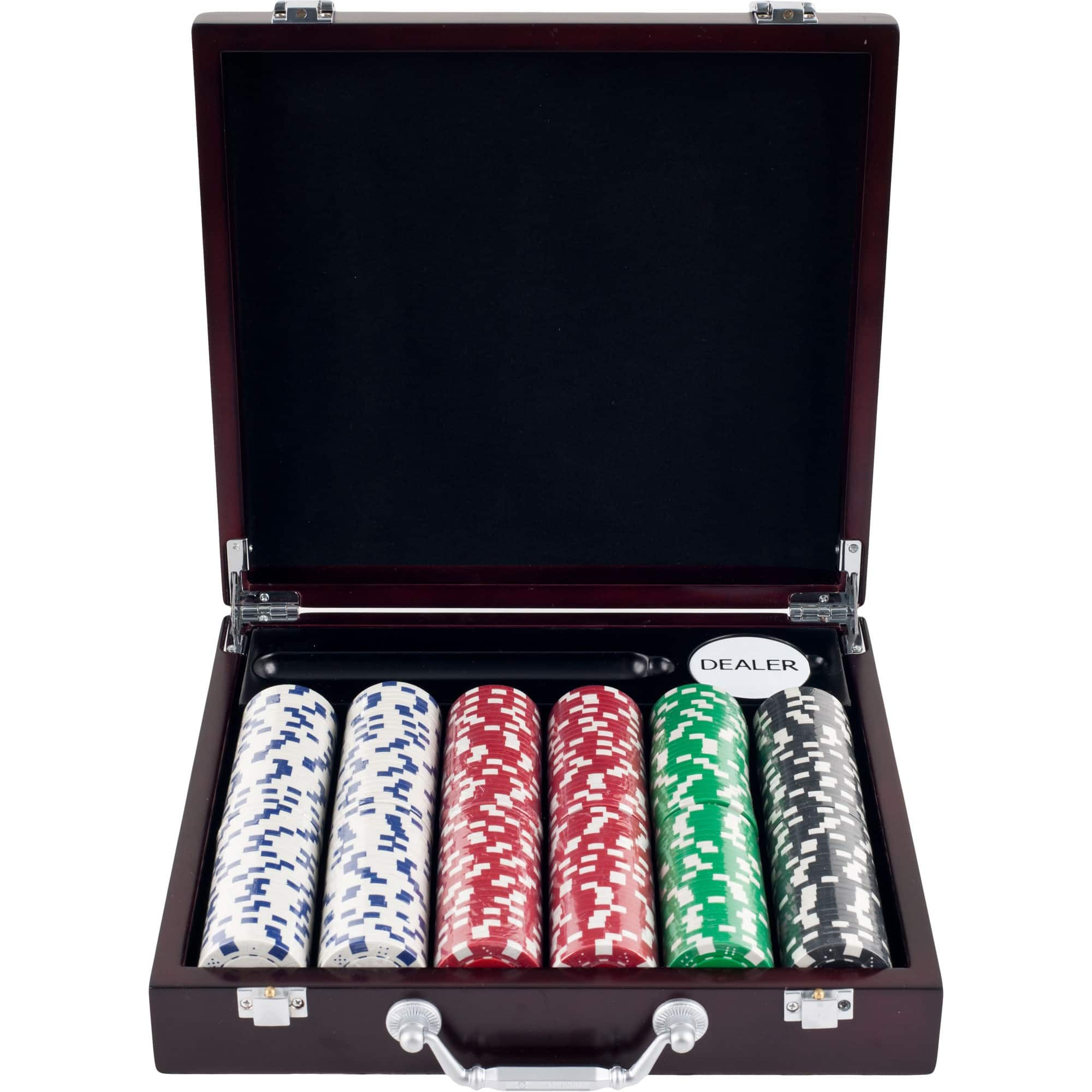 Best Buy: Trademark Striped Dice 300-Piece 11.5-Gram Poker Chip Set  10-1090-33701