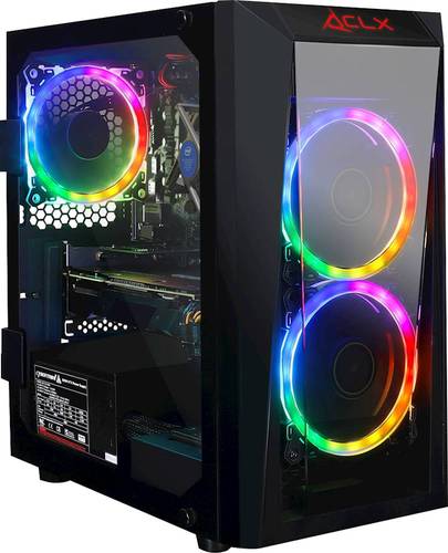 CLX SET Gaming Desktop - Intel Core i5-9400F - 8GB Memory - NVIDIA GeForce GTX 1650 - 480GB Solid State Drive - Black/RGB
