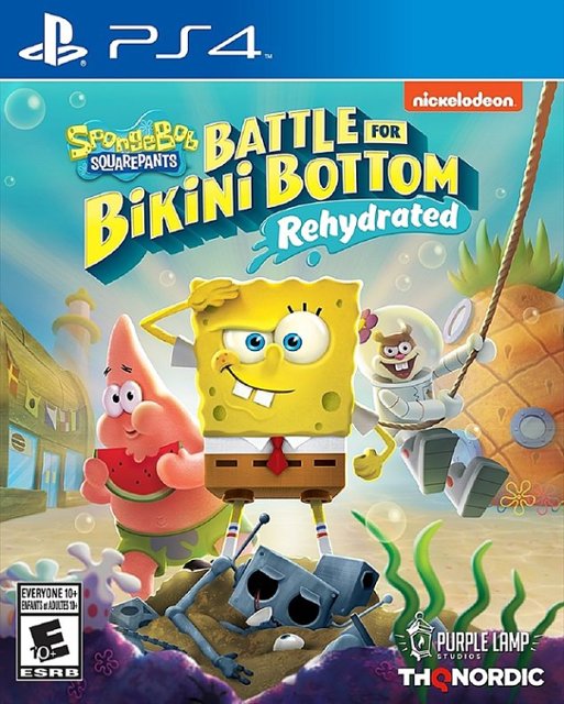 Spongebob Squarepants Battle For Bikini Bottom Rehydrated Playstation 4 Playstation 5 Tq Best Buy